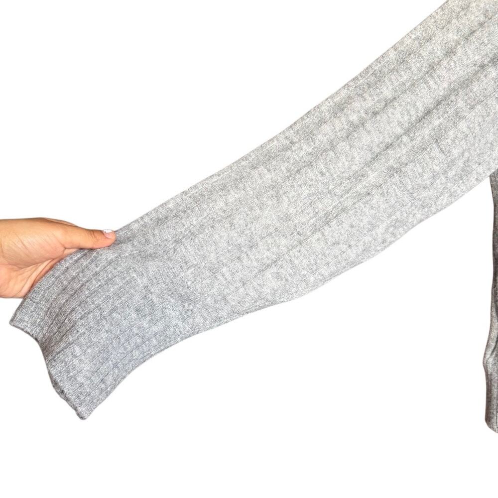 J.Crew Ribbed Mockneck Sweater in Supersoft Yarn Gray Size Medium Alpaca Wool‎ - Picture 7 of 13
